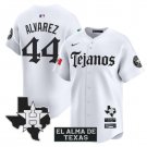 Yordan Álvarez Jersey #44 Houston Astros Mexico Tejano Barrio Style Vapor Limited Stitched White