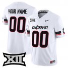 Custom White Jersey Cincinnati Bearcats 2025 All Stitched