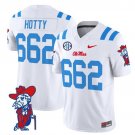 Hotty 662 White Limited Jersey Ole Miss Rebels 2025 All Stitched