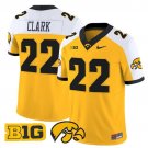Caitlin Clark #22 Gold Alternate Jersey Iowa Hawkeyes 2025 All Stitched