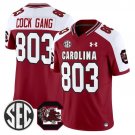 Cock Gang 803 Garnet Alternate Jersey South Carolina Gamecocks 2025 All Stitched
