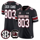 Cock Gang 803 Black Jersey South Carolina Gamecocks 2025 All Stitched