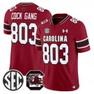 Cock Gang 803 Garnet Jersey South Carolina Gamecocks 2025 All Stitched