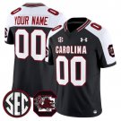 Custom Black Alternate Jersey South Carolina Gamecocks 2025 Vapor Limited All Stitched