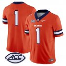#1 Team Orange Jersey Syracuse Orange 2025 Vapor Limited All Stitched