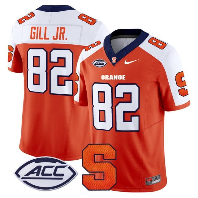 Darrell Gill Jr. #82 Orange Alternate Jersey Syracuse Orange 2025 Vapor Limited All Stitched