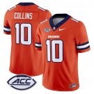 Rickie Collins #10 Orange Jersey Syracuse Orange 2025 Vapor Limited All Stitched