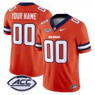 Custom Orange Jersey Syracuse Orange 2025 Vapor Limited All Stitched