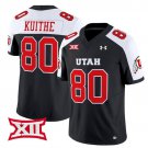 Brant Kuithe #80 Black Alternate Jersey Utah Utes 2025 Vapor Limited All Stitched