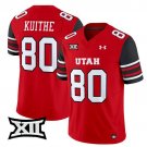 Brant Kuithe #80 Red Jersey Utah Utes 2025 Vapor Limited All Stitched