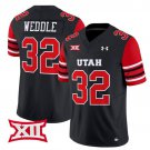 Eric Weddle #32 Black Jersey Utah Utes 2025 Vapor Limited All Stitched