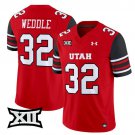 Eric Weddle #32 Red Jersey Utah Utes 2025 Vapor Limited All Stitched