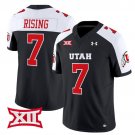 Cameron Rising #7 Black Alternate Jersey Utah Utes 2025 Vapor Limited All Stitched