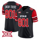 Snow Tribe 801 Black Jersey Utah Utes 2025 Vapor Limited All Stitched