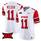 Isaac Wilson #11 White Jersey Utah Utes 2025 Vapor Limited All Stitched