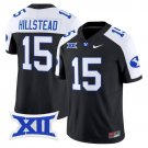 McCae Hillstead #15 Black Alternate Jersey BYU Cougars 2025 Vapor Limited All Stitched