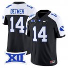 Ty Detmer #14 Black Alternate Jersey BYU Cougars 2025 Vapor Limited All Stitched