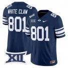 White Claw 801 Navy Jersey BYU Cougars 2025 Vapor Limited All Stitched