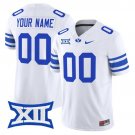 Custom White Jersey BYU Cougars 2025 Vapor Limited All Stitched