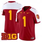 #1 Team Cardinal Alternate Jersey USC Trojans Throwback 2025 All Stitched
