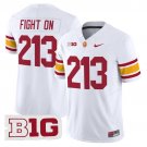 Fight On 213 White Jersey USC Trojans Throwback 2025 All Stitched