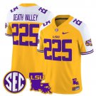 Death Valley 225 Gold Alternate Jersey LSU Tigers 2025 Louisiana Patch All Stitched