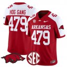 Hog Gang 479 Cardinal Alternate Jersey Arkansas Razorbacks Vapor Limited 2025 All Stitched