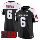 Justice Ellison Black Alternate Jersey Indiana Hoosiers 2025 All Stitched