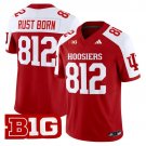 Rust Born 812 Crimson Alternate Jersey Indiana Hoosiers 2025 All Stitched