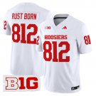 Rust Born 812 White Jersey Indiana Hoosiers 2025 All Stitched