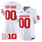 Custom White Jersey Indiana Hoosiers 2025 All Stitched