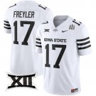 Beau Freyler White Limited Jersey Cyclones 2025 Vapor Limited All Stitched