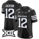 Jaylon Jackson Black Jersey Cyclones 2025 Vapor Limited All Stitched
