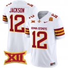 Jaylon Jackson White Jersey Cyclones 2025 Vapor Limited All Stitched