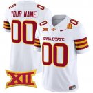 Custom White Jersey Cyclones 2025 Vapor Limited All Stitched