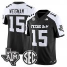 Conner Weigman Black Alternate Jersey Texas A&M Aggies 2025 Vapor Limited All Stitched
