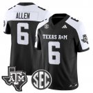 Cyrus Allen Black Alternate Jersey Texas A&M Aggies 2025 Vapor Limited All Stitched