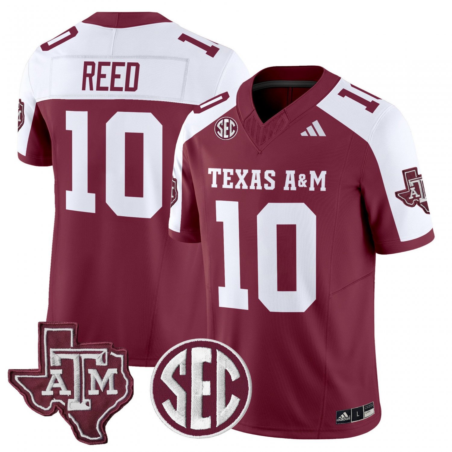 Marcel Reed Maroon Alternate Jersey Texas A&M Aggies 2025 Vapor Limited All Stitched