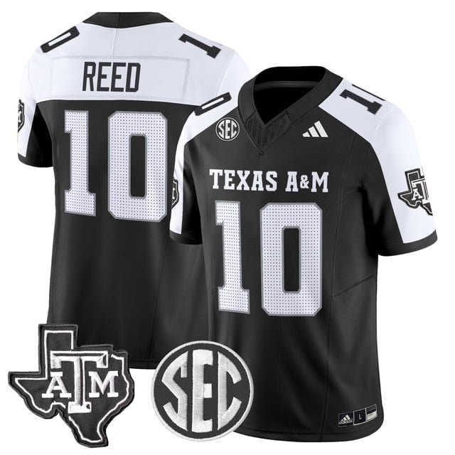 Marcel Reed Black Alternate Jersey Texas A&M Aggies 2025 Vapor Limited All Stitched