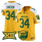 Josh Cameron Gold Alternate Jersey Baylor Bears 2025 Vapor Limited All Stitched V1