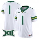 #1 Team White Jersey Baylor Bears 2025 Vapor Limited All Stitched