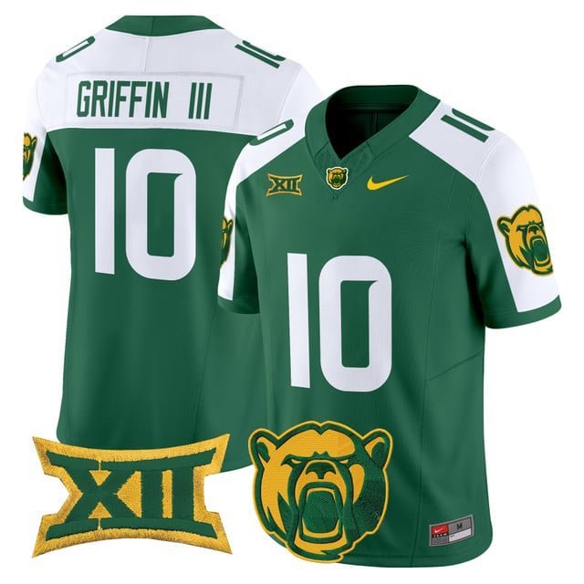Robert Griffin III Green Alternate Jersey Baylor Bears 2025 Vapor Limited All Stitched