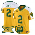Matt Jones Gold Alternate Jersey Baylor Bears 2025 Vapor Limited All Stitched