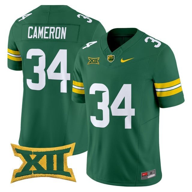 Josh Cameron Green Jersey Baylor Bears 2025 Vapor Limited All Stitched