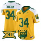 Josh Cameron Gold Alternate Jersey Baylor Bears 2025 Vapor Limited All Stitched