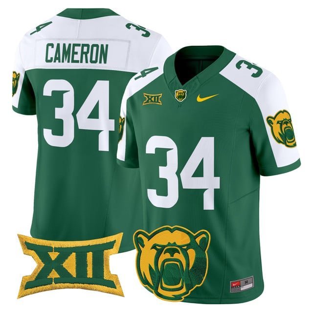 Josh Cameron Green Alternate Jersey Baylor Bears 2025 Vapor Limited All Stitched