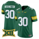 Bryson Washington Green Jersey Baylor Bears 2025 Vapor Limited All Stitched