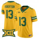 Sawyer Robertson Gold Jersey Baylor Bears 2025 Vapor Limited All Stitched