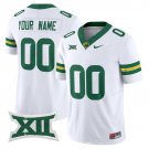 Custom White Jersey Baylor Bears 2025 Vapor Limited All Stitched