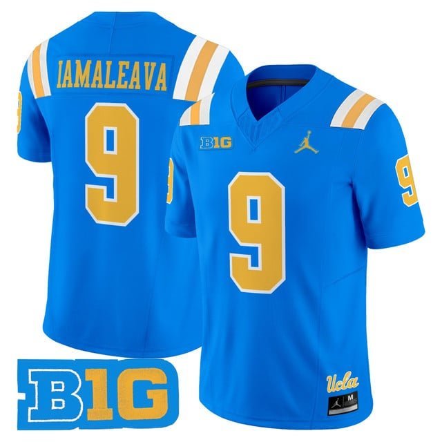 Nico Iamaleava Blue Jersey UCLA Bruins 2025 Vapor Limited All Stitched
